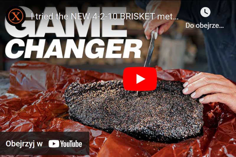 Wędzony Brisket metoda 4-2-10